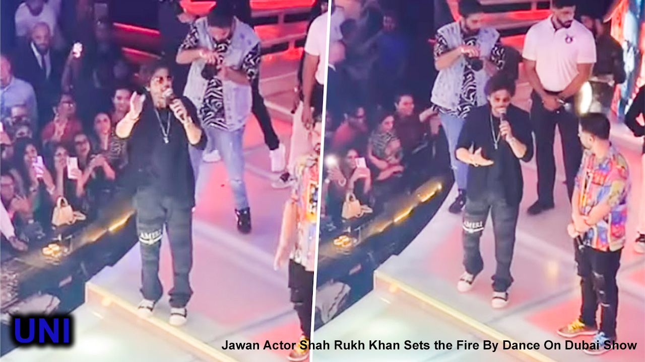 Jawan Actor Shah Rukh Khan Sets The Fire By Dance On Dubai Show