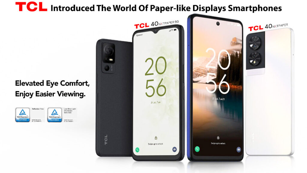 TCL Introduced The World Of Paper-like Displays Smartphones