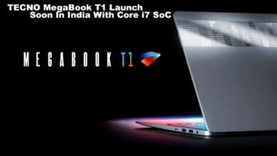 TECNO MegaBook T1 Launch Soon In India With Core i7 SoC