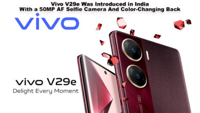 Vivo V29e Was Introduced in India With a 50MP AF selfie camera and Color-Changing Back