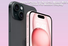 Apple iPhone 16 Non-Pro Model Will Have 120Hz Pro Motion Display