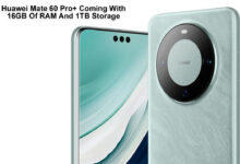 Huawei Mate 60 Pro+ Coming With 16GB Of RAM And 1TB Storage