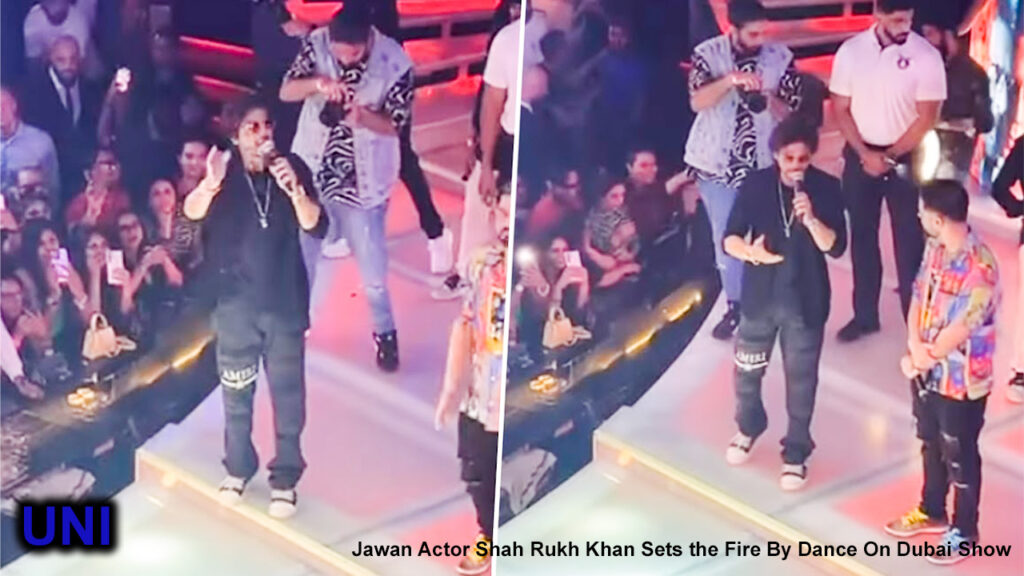 Jawan Actor Shah Rukh Khan Sets the Fire By Dance On Dubai Show