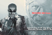 Jawan Day 5 Of The Box Office Results Gross 300 Cr Rupee