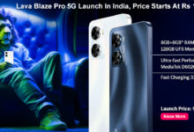 Lava Blaze Pro 5G Launch In India, Price Starts At Rs 12,499