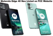 Motorola Edge 40 Neo Listed on FCC Website