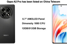 Oppo A2 Pro has been listed on China Telecom