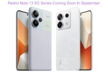 Redmi Note 13 5G Series Coming Soon In September