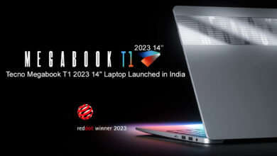 Tecno Megabook T1 2023 14" Laptop Launched in India